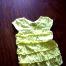 Faded Glory girl's lime short sleeves top size 4t/5t