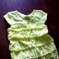Faded Glory girl's lime short sleeves top size 4t/5t