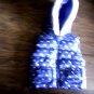Gymbroee girl's purple dots hooded vest size 4t-5t