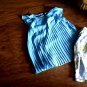 George girl's light blue sleeveless top pant set 4t-5t