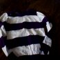 Jordache girls purple stripe long sleeve shirt xs (4t-5t)