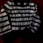Faded Glory girls surfure striped long seleeve kniited sweater 4t-5t