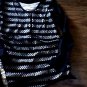 Energie girl's black long sleeve top size Large