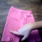 Nannette girl's 2 piece pink knit shirt and short size 6