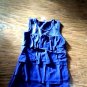 Toddler girl's navy sleeveless ruffles top size 4t/5t