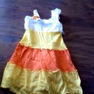 Youngland girls white, orange , yellow sleeveless dress size 5t