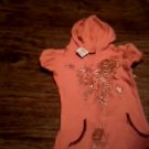 Mary-kate and Ashley toddler girl's coral hooded top size 4t-5t Mary-kate and Ashley toddler girl's coral hooded top size 4t-5t