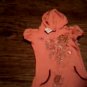 Mary-kate and Ashley toddler girl's coral hooded top size 4t-5t