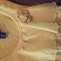 George girls yellow n navy ruffle top short set 4t-5t