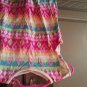 Garanimal toddler girls orange and green sleeveless top 5t