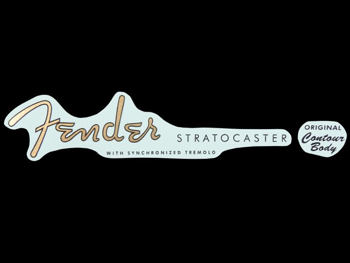 Replacement 1954 Stratocaster Headstock Decal