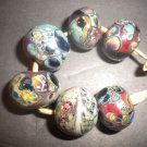 ~ Cindy's Handmade Lampwork Glass Beads Focal Lost Souls Charms SRA OOAK 4  ~