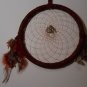 DreamCatcher Mandella Handcrafted Native Amercian Art Sinew Feather 82