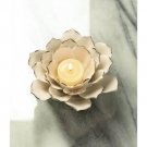 White Lotus Tea Light Holder