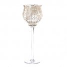 Large Gold Glass Candle Holder