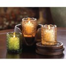 Lemon, Lime, And Orange Colored Candle Cups
