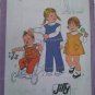Vintage 1978 Simplicity Pattern #8716 Two Toddler Sizes 1/2 and 1 Jiffy Jumper