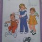 Vintage 1978 Simplicity Pattern #8716 Two Toddler Sizes 1/2 and 1 Jiffy Jumper