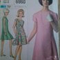 Vintage 1960's Simplicity Pattern #6960 Princess line dress with pleats Sz 16