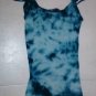 Miley Cyrus Max Azria Blue Tie Dye Cotton Tank Top Size XS Double Straps
