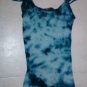 Miley Cyrus Max Azria Blue Tie Dye Cotton Tank Top Size XS Double Straps