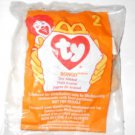 1998 McDonalds TY Teenie Beanie Babies #2 "Bogo" Monkey New in Package