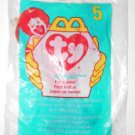 1998 McDonalds TY Teenie Beanie Babies #5 "Pinchers" Crab New in Package