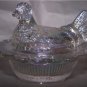 MOSSER Chick Salt HEN ON NEST IRIDESCENT CARNIVAL