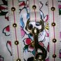 Ed Hardy Large White Tote/Purse Beatrice La Dolce Vita Christian Audigier 18"