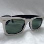 Rayban White/Black Wayfarer