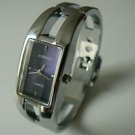 KIMIO Quartz Lady's Steel Band Bracelet Wrist Watch - DarkBlue/Silver