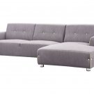 Contemporary Fabric Sectional Sofa in Two Unique Colors