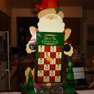 Gorgeous 22" tall Santa  Countingdown To Christmas Calendar