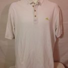 Tommy Bahama Mens XL White With Logo Supima Cotton Casual Polo Shirt