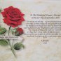 ANNIVERSARY PERSONALIZED POEM GIFT FOR WIFE 5th 10th 20th 25th HUSBAND RED ROSE