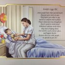 Nurse or Medical Personalized Poem Gift Thank You Birthday Christmas Matted