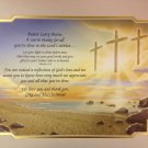 Pastor Appreciation Personalized Poem Christmas Birthday Church Gift Matted