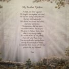 Happy Birthday for Brother Personalized Poem on Art