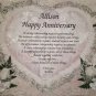 Happy Anniversary Gift for Wife or Husband Personalized Poem on Art