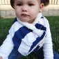 Blue Boy Scarf / Bib Super Absorbent and Stylish by Baby Forezt