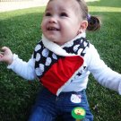 Blue, Red, White Scarf / Bib Super Absorbent and Stylish by Baby Forezt
