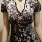 NWOT *A. BRYER* Black & White Top/Size Large/100% Polyester!