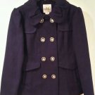 NWT Hydraulic Navy Blue Button Front Coat/Reg. $89.50/Size Large/2 Pockets!!!!!!