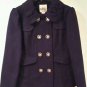 NWT Hydraulic Navy Blue Button Front Coat/Reg. $89.50/Size Large/2 Pockets!!!!!!