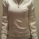 NWT **TOMMY HILFIGER** Cream Colored Half Zip/Size XL/Reg. $59.99!