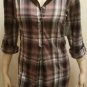 NWT *RELATIVITY* Black & White Checkered Tunic Top/Size Small/Reg. $48.00!