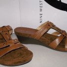 NWB Nine West Leather Sandals/Size 10 B, M/Reg. $69.00!