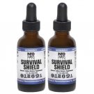 Survival Shield Nascent Iodine (2 Bottles) Highest Quality - 1796% of RDA