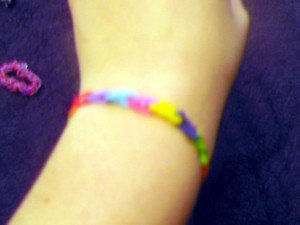 rainbow bracelet