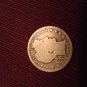 1895 barber half dollar, circulated early date